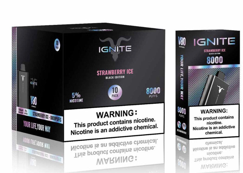 Caixa Ignite V80 8000 puffs original venda no atacado